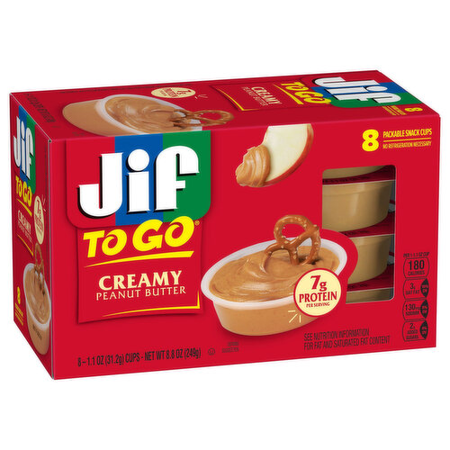 Jif Peanut Butter To Go Creamy