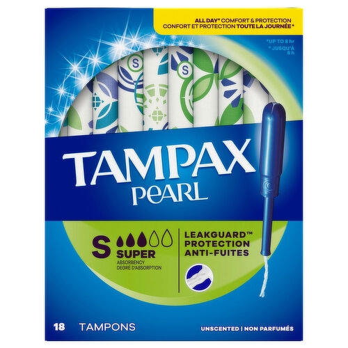Tampax Pearl Super Unscented
