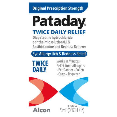 Pataday Allergy Itch Relief 2x Daily Drops