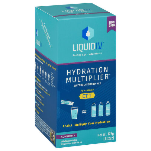 Liquid I.V. Electrolyte Drink Mix, Acai Berry