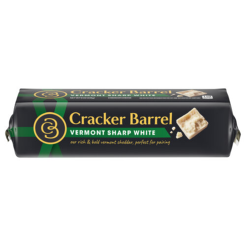 Cracker Barrel Vermont Sharp White Cheddar Cheese