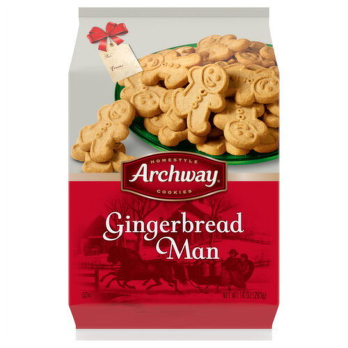 Archway Holiday Gingerbread Man Cookies