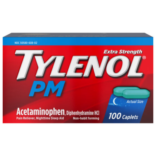 Tylenol Extra Strength Pm Caplet
