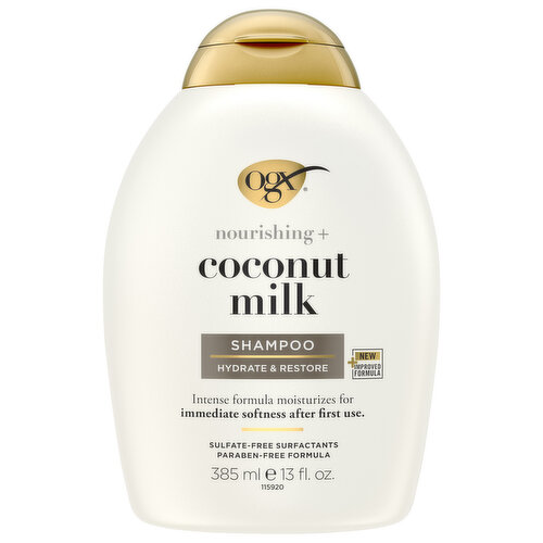 OGX Shampoo, Nourishing, Coconut Milk