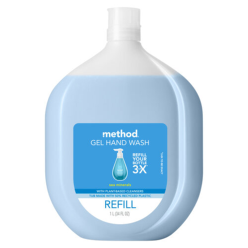 Method Gel Hand Wash Refill, Sea Minerals