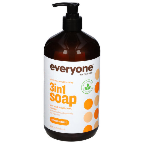 Everyone 3 in 1 Citrus Mint Soap Body Wash