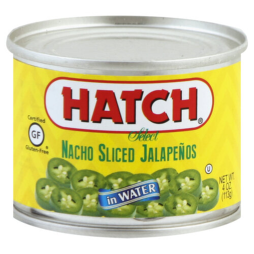 HATCH Select Nacho Sliced Jalapenos In Water