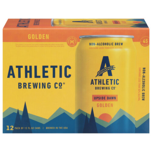 Athletic Brewing Co Upside Dawn Golden Ale Non-Alcoholic
