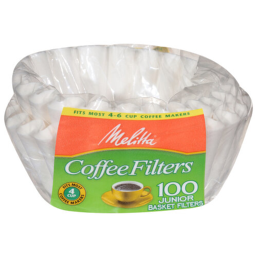 Melitta White Junior Basket Coffee Filter