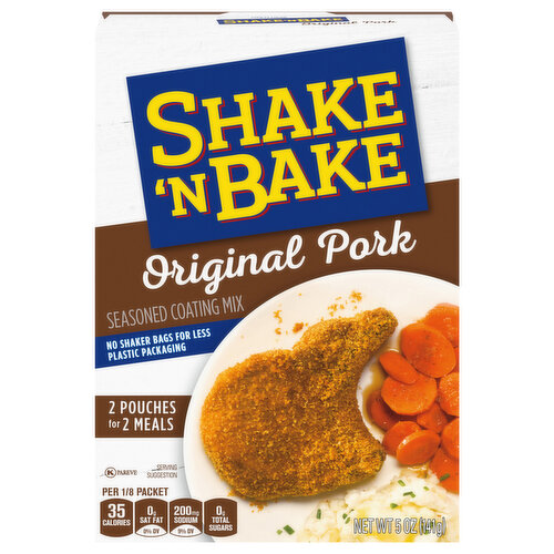 Kraft Shake 'N Bake Seasoned Coating Mix Original Pork - 2 Ct