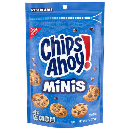 Chips Ahoy! Mini Original Chocolate Chip Cookies, Snack Pack, Snak-Sak