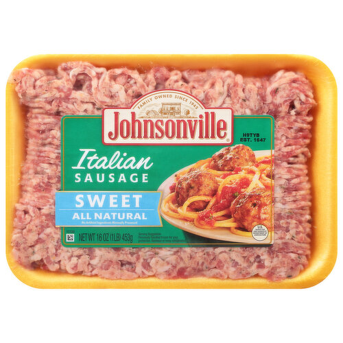 Johnsonville Sweet Italian Sausage, Ground