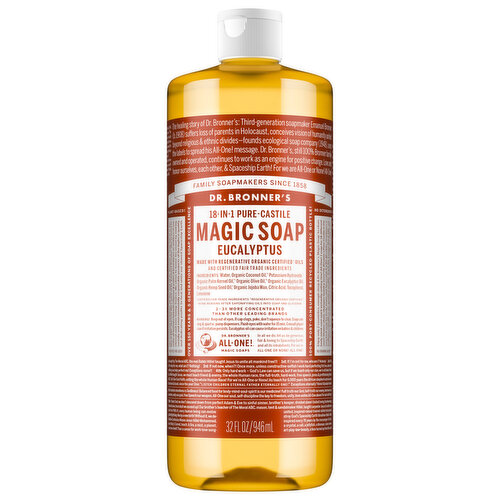 Dr Bronners Castile Eucalyptus Liquid Hand Soap