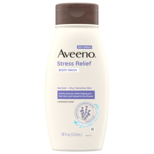 Aveeno Body Wash Stress Releif Lavender