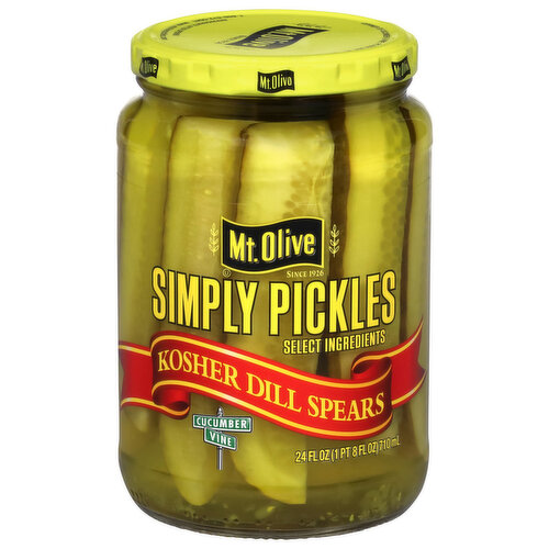Mt. Olive Simply Pickles, Kosher Dill Spears
