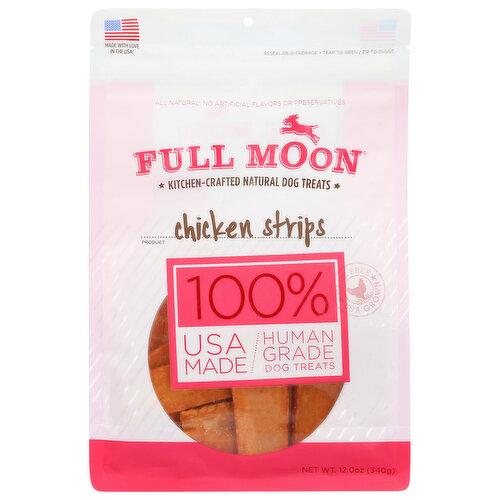 Full Moon Dog Treats Chicken Strips
