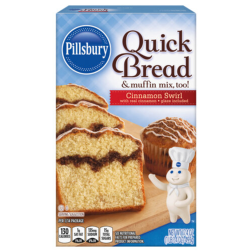 Pillsbury Quick Bread, Cinnamon Swirl