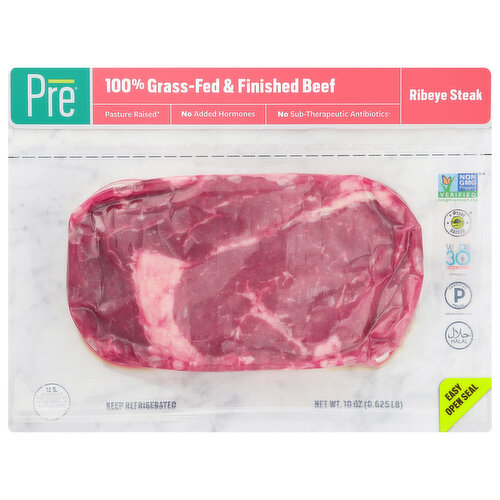 PRE Ribeye Steak- 100% Grass Fed