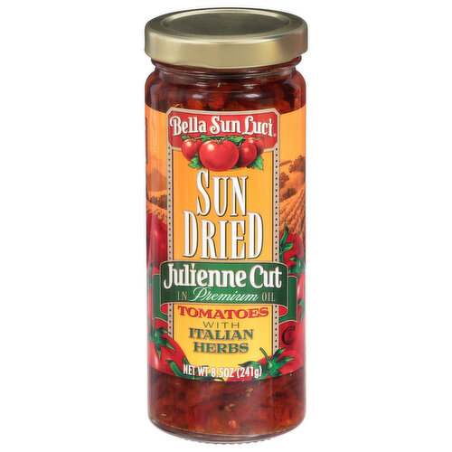 Bella San Luci Sun- Dried  Tomatoes Julienne Cut with Italian Herbs