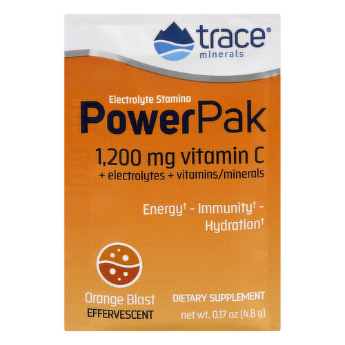 Trace Minerals Electrolyte PowerPak Orange Blast
