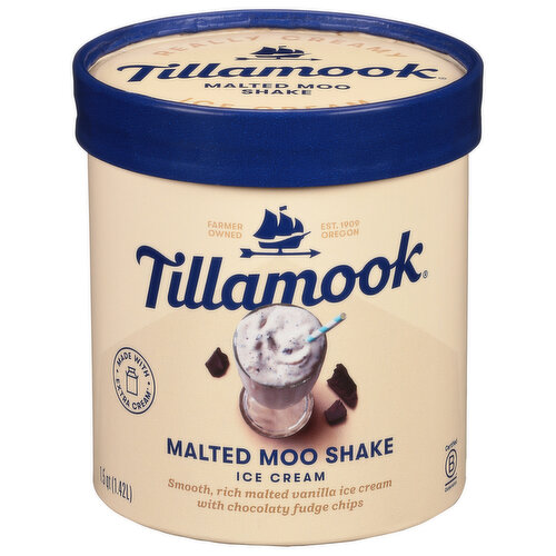 Tillamook Malted Moo Shake Ice Cream
