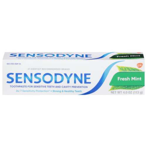 Sensodyne Sensitive Teeth Toothpaste Fresh Mint, Sensitive Teeth Toothpaste Fresh Mint