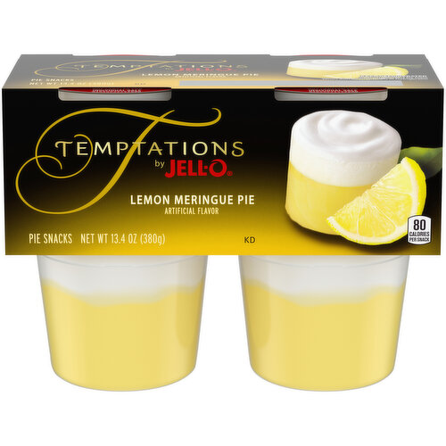 Jell-O Lemon Meringue Ready-to-Eat Pie Snacks