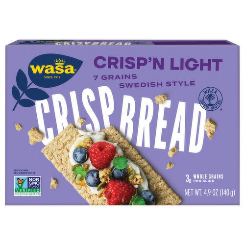Wasa Crispn Light 7 Grains Crispbread Crackers