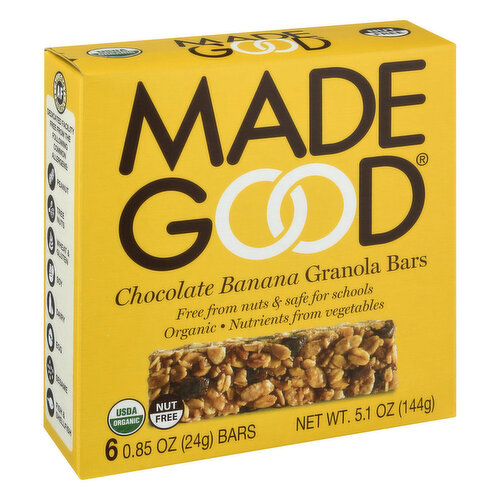 Made Good Granola Bars, Chocolate Banana