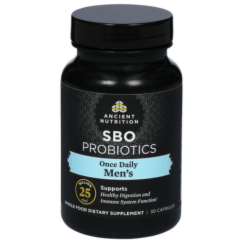 Ancient Nutrition Men's Once Daily SBO Probiotics