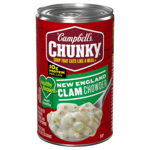 Campbell's Chunky Healthy Request New England Clam Chowder