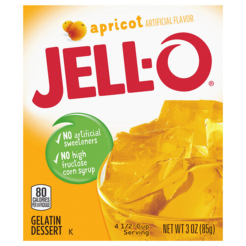 Jell-O Apricot Gelatin Dessert Mix