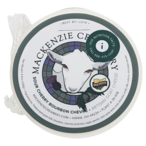 Mackenzie Creamery Sour Cherry Bourbon Chevre