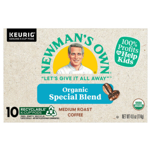 Newmans Own Coffee Kcup Special Blend