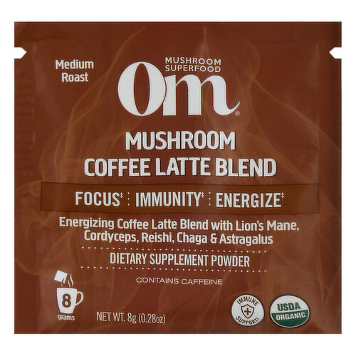 Om Mushroom Coffee Latte Blend