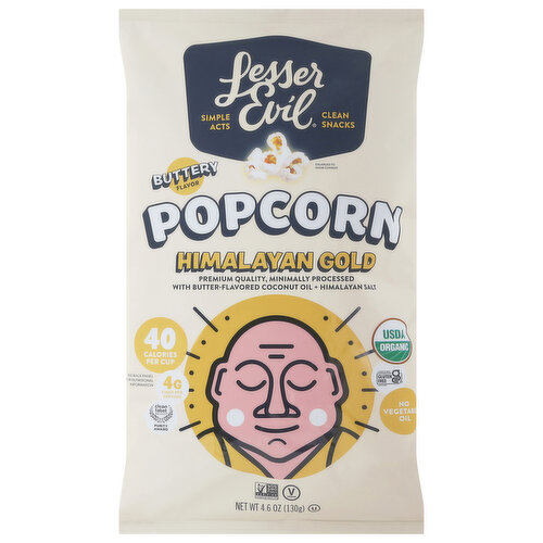 Lesser Evil Himalayan Gold Popcorn