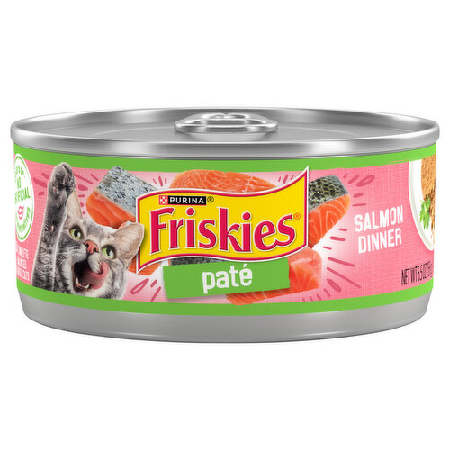 Friskies Pate Wet Cat Food, Salmon Dinner