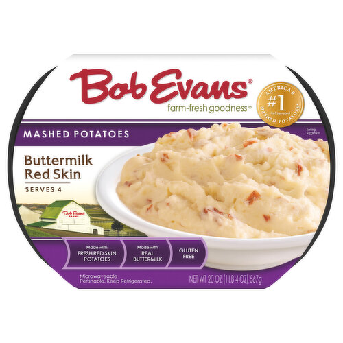 Bob Evans Buttermilk Red Skin Mashed Potatoes
