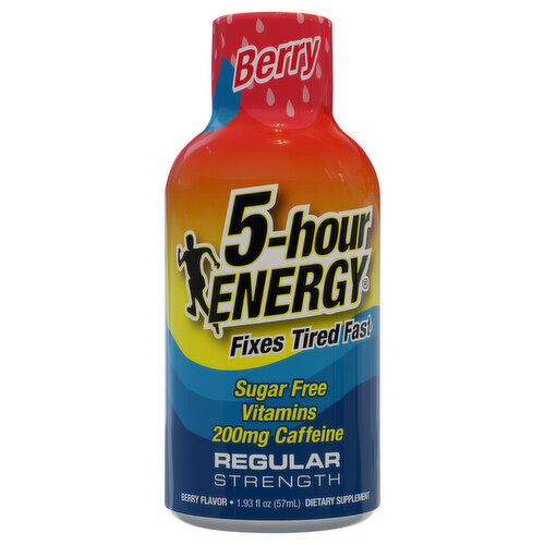 5-hour ENERGY Energy Shot, Regular Strength, Berry