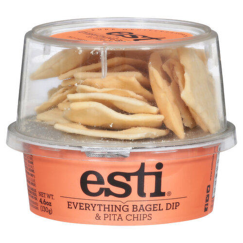 esti Everything Bagel Dip With Pita Chips