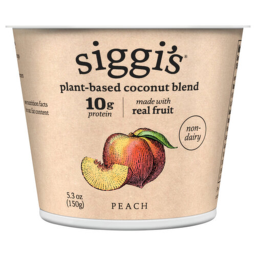 Siggi's Plant-Based Yogurt Peach
