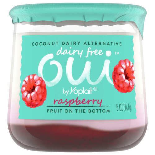 Oui Coconut Dairy Alternative, Dairy Free, Raspberry