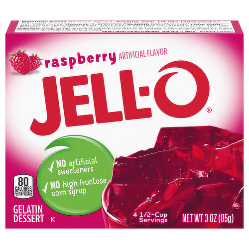 Jell-O Raspberry Gelatin Dessert Mix