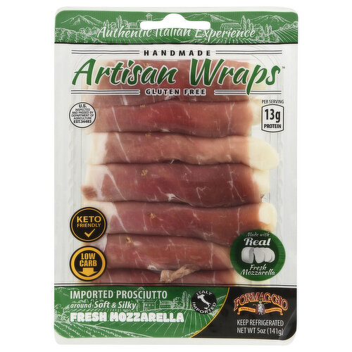 Formaggio Artisan Wrap Prosciutto & Mozzarella