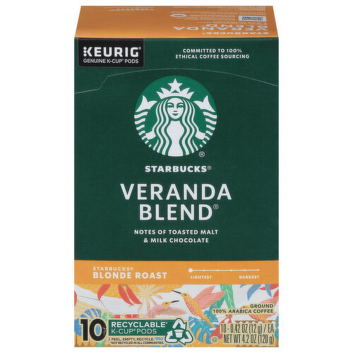 Starbucks K Cup Veranda