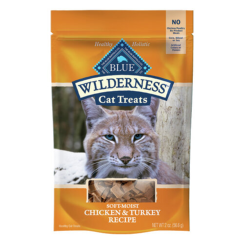 Blue Cat Treats, Healthy, Chicken & Turkey Recipe, Soft-Moist