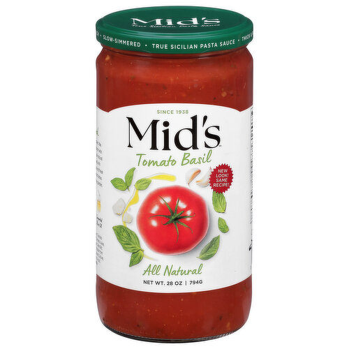 Mids Pasta Sauce Tomato Basil