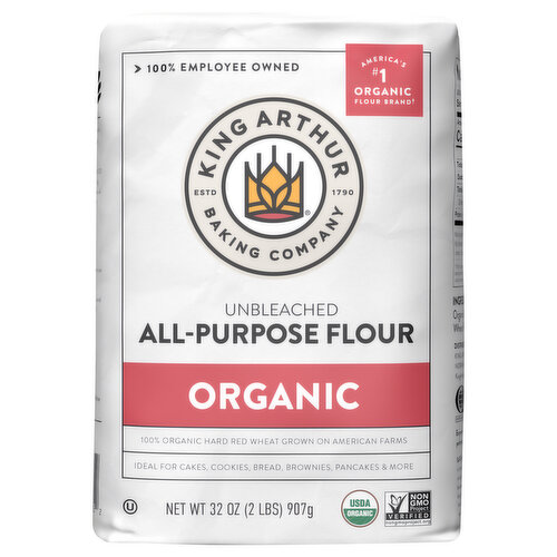 King Arthur Baking Company All-Purpose Flour, Organic, Unbleached