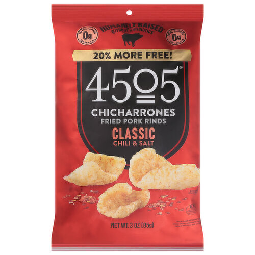4505 Chicharrones Classic Chili & Salt