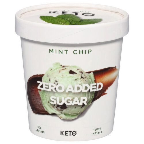 Keto Pint Ice Cream, Mint Chip